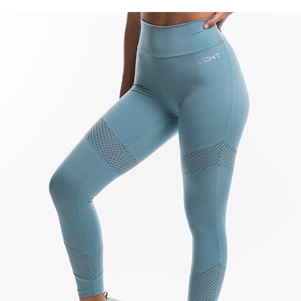 ECHT XS blue high rise legging NWT